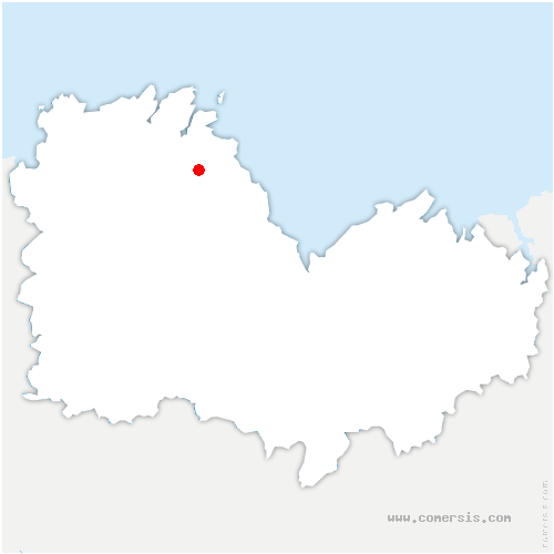 carte de localisation de Lanleff
