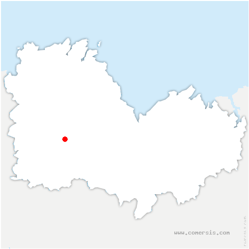 carte de localisation de Lanrivain