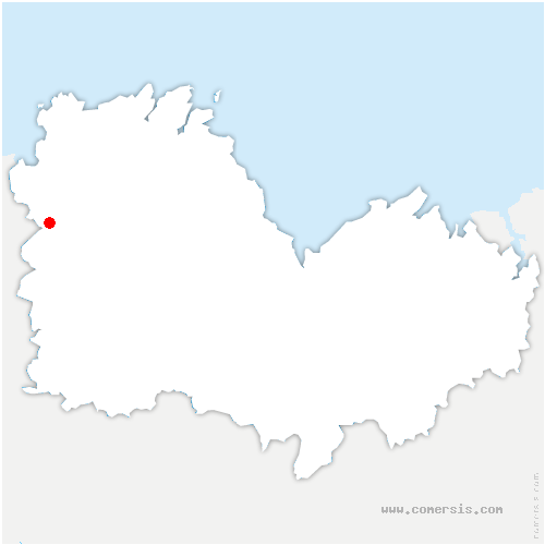 carte de localisation de Loguivy-Plougras