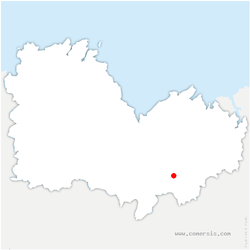 carte de localisation de Mérillac