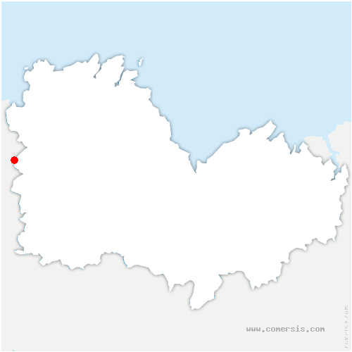 carte de localisation de Plougras