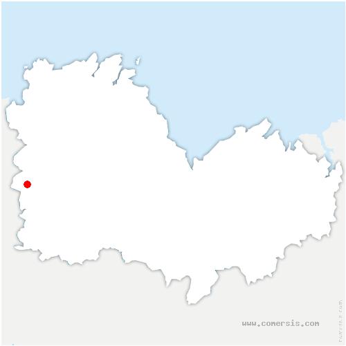 carte de localisation de Plourac'h