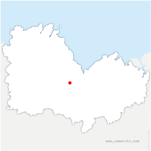 carte de localisation de Saint-Brandan