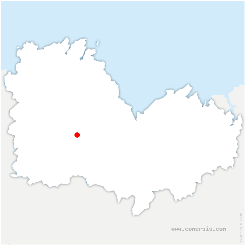 carte de localisation de Saint-Gilles-Pligeaux