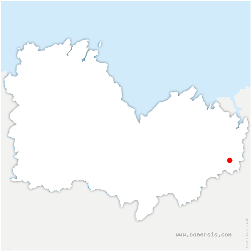 carte de localisation de Saint-Maden