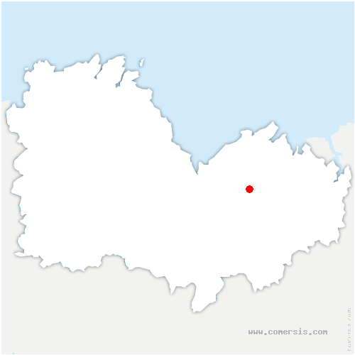 carte de localisation de Saint-Rieul