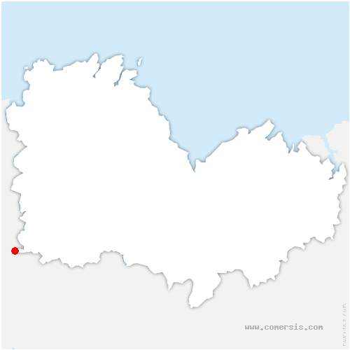 carte de localisation de Tréogan