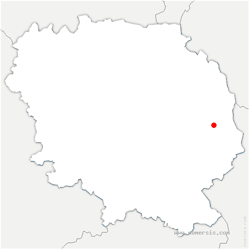 carte de localisation d'Arfeuille-Châtain