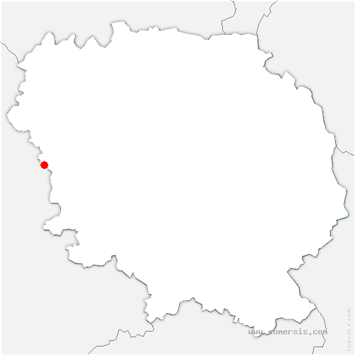 carte de localisation de Arrènes