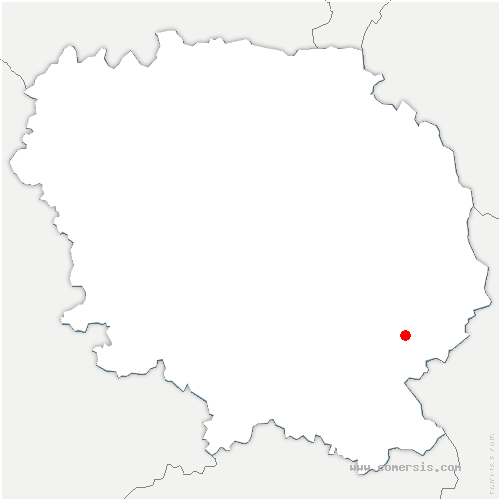 carte de localisation d'Augne