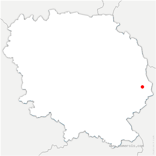 carte de localisation de Auzances