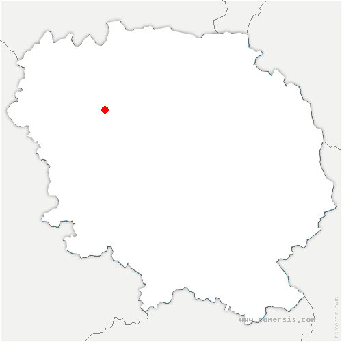 carte de localisation de Bellac