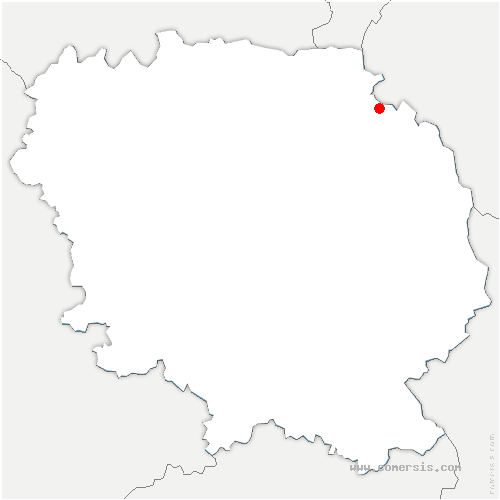 carte de localisation de Bellechassagne