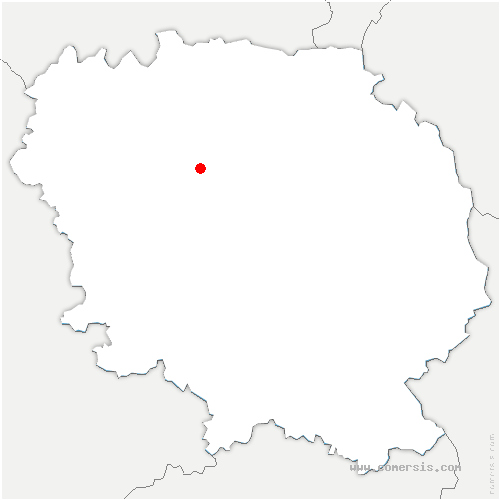 carte de localisation de Berneuil