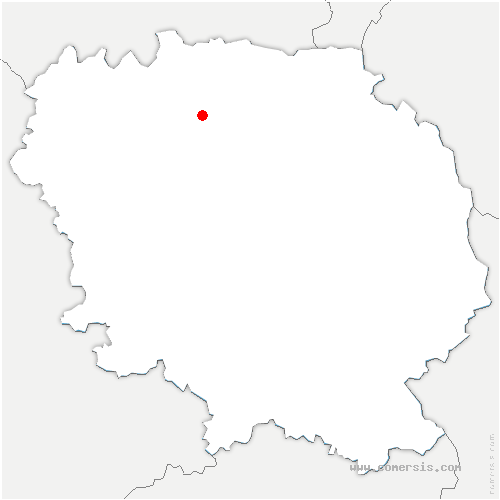 carte de localisation du Bourg-d'Hem