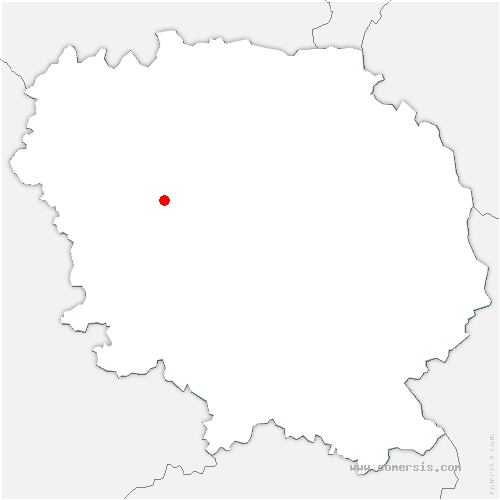 carte de localisation de Brionne