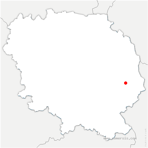 carte de localisation de Bussière-Nouvelle