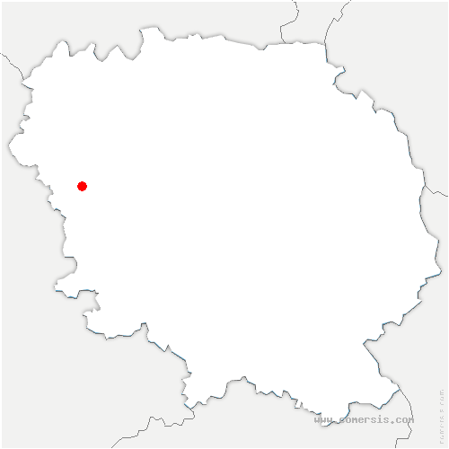 carte de localisation de Chamborand