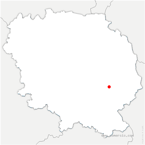 carte de localisation de Champnétery