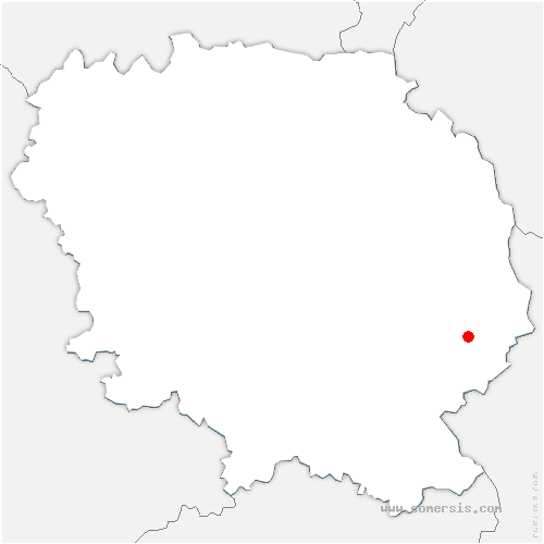 carte de localisation de Châtelard