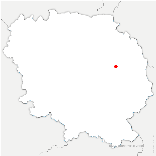 carte de localisation du Chauchet