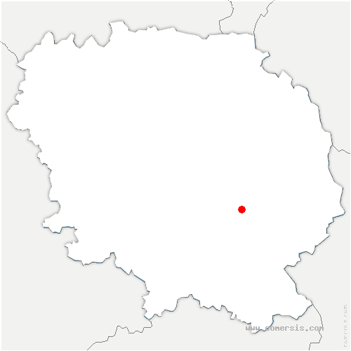 carte de localisation de Chaussade