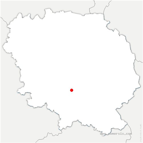 carte de localisation de Chavanat