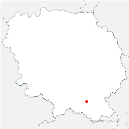 carte de localisation de Clairavaux