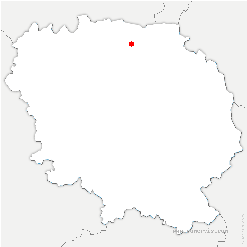 carte de localisation de Dompierre-les-Églises