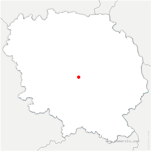 carte de localisation de Donzeil
