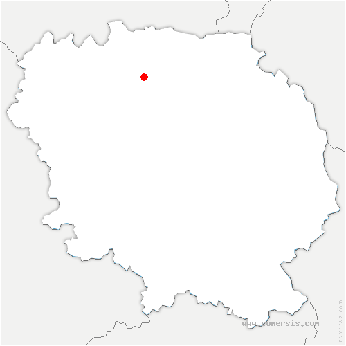 carte de localisation de Droux