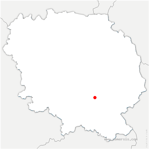 carte de localisation de Felletin