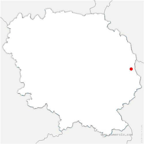 carte de localisation de Fontanières