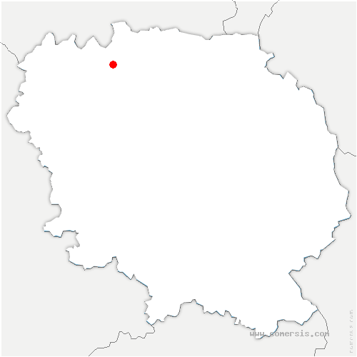 carte de localisation de Fresselines
