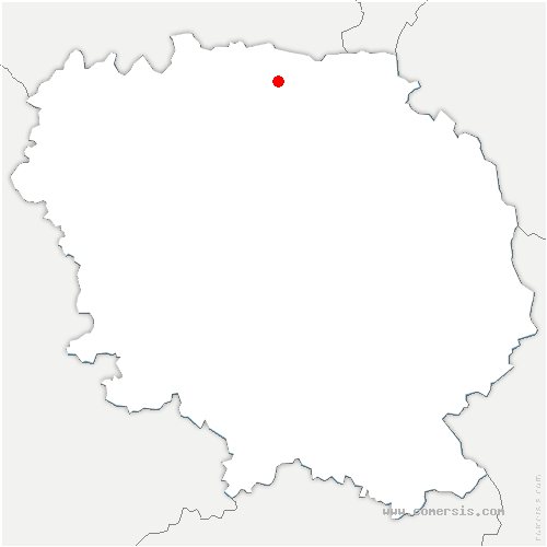 carte de localisation de Genouillac