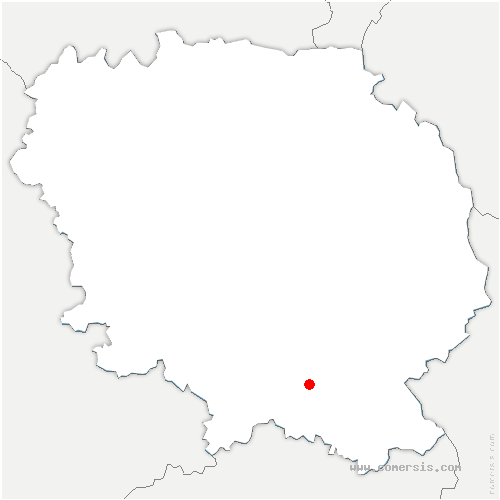 carte de localisation de Gioux