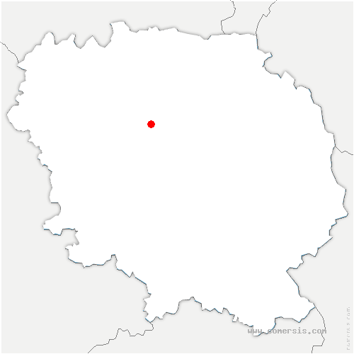 carte de localisation de Guéret