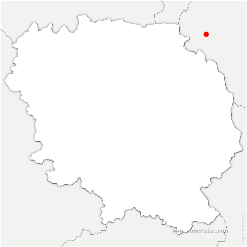 carte de localisation de Lamazière-Haute