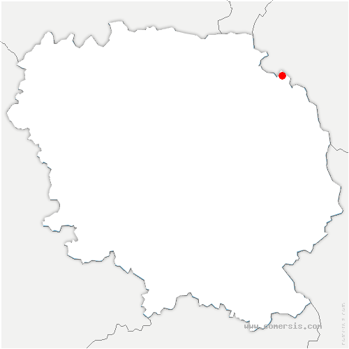 carte de localisation de Lignareix