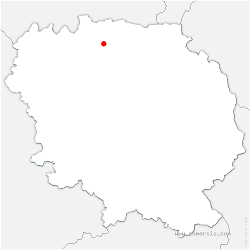 carte de localisation de Malval