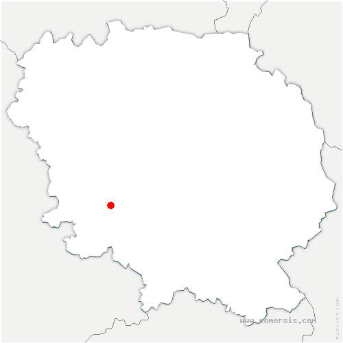 carte de localisation de Mansat-la-Courrière