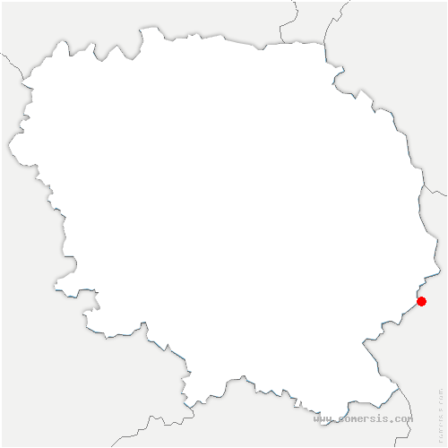 carte de localisation de Mérinchal