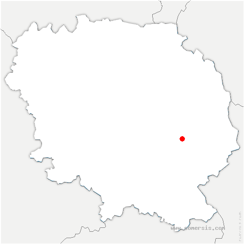 carte de localisation de Moissannes