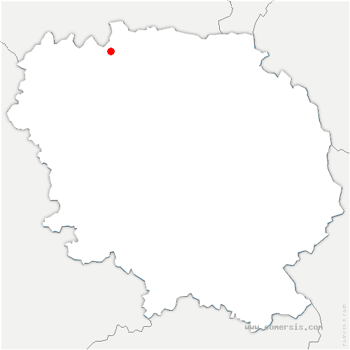 carte de localisation de Nouzerolles