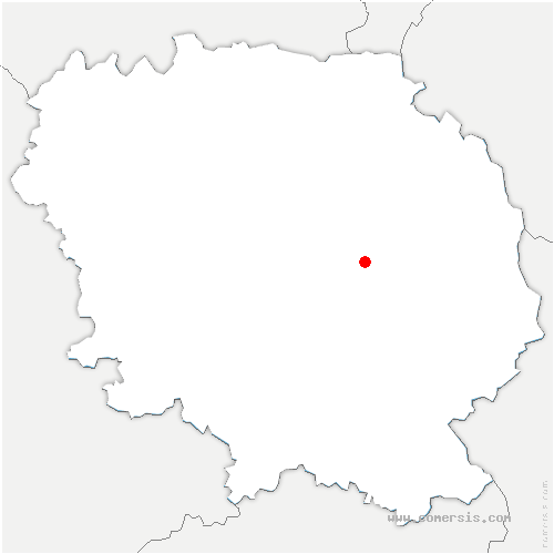 carte de localisation de Peyrat-la-Nonière