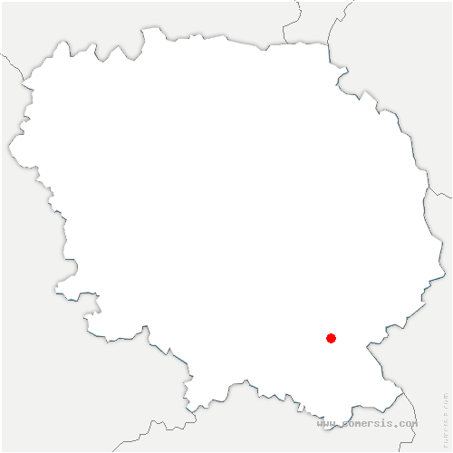 carte de localisation de Pontcharraud