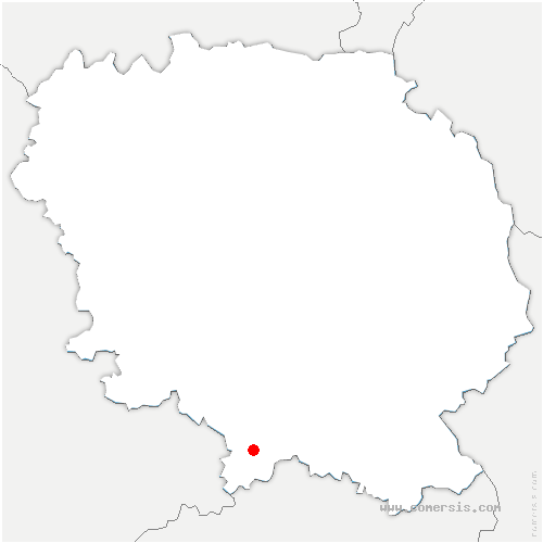 carte de localisation de la Roche-l'Abeille