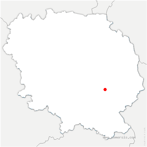 carte de localisation de Saint-Alpinien