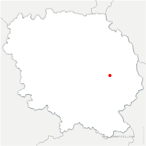 carte de localisation de Saint-Domet