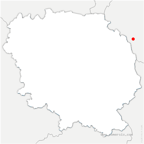 carte de localisation de Saint-Étienne-aux-Clos